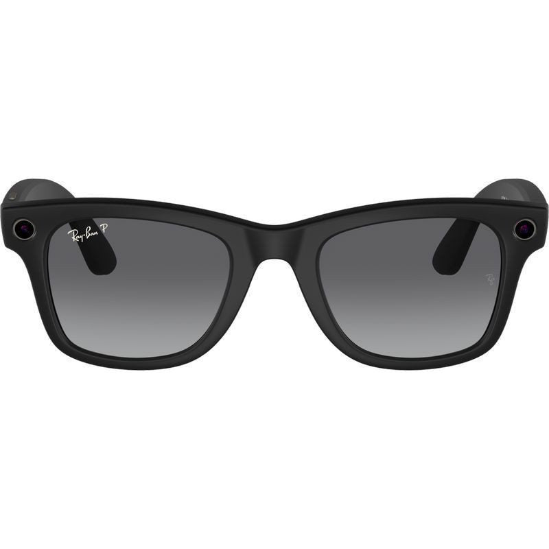 Ray-Ban Smart Glasses Meta Wayfarer RW4008 601ST3 53 Matte Black Polarised LARGE