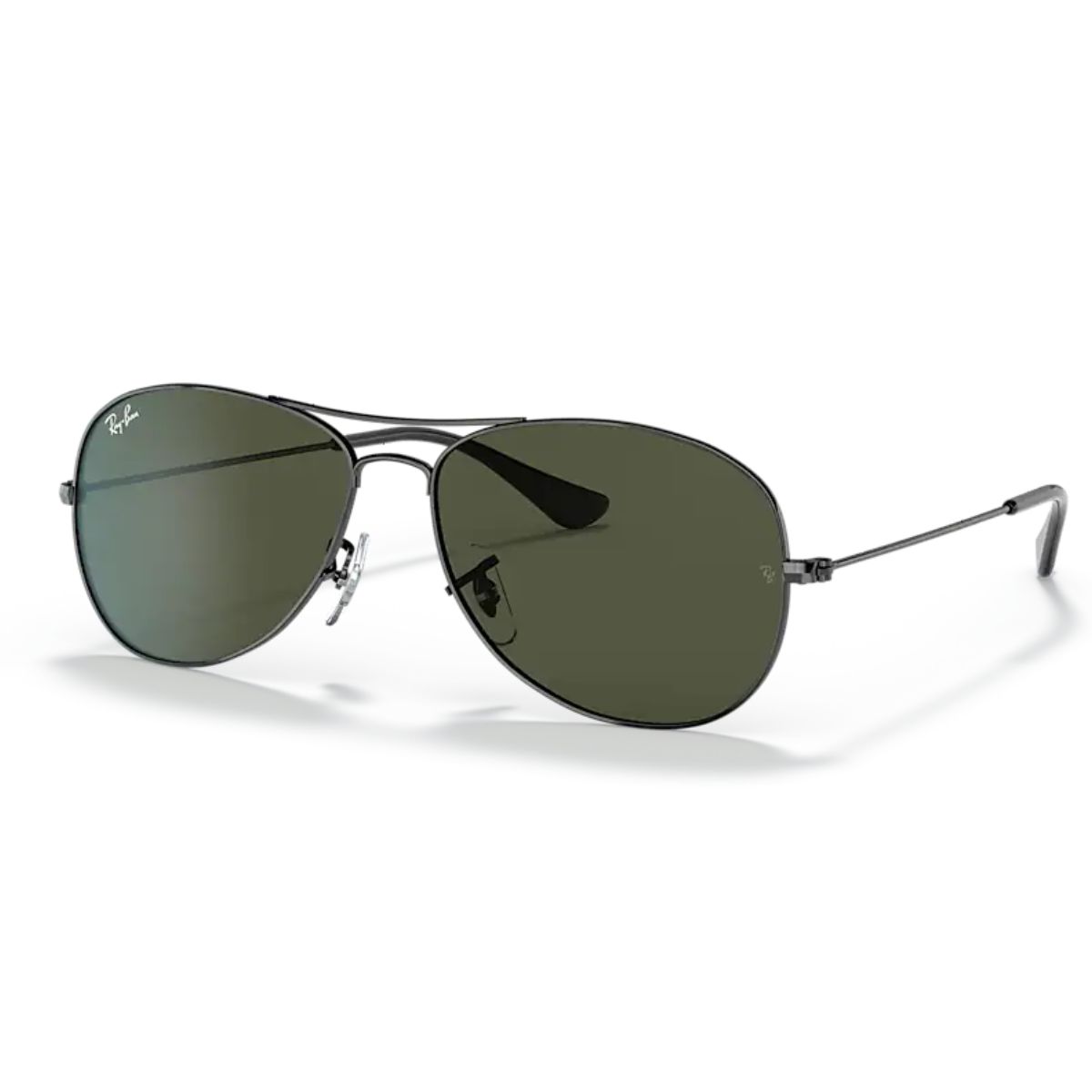 Ray-Ban RB3362 Cockpit 004 59 Gunmetal Green Glass Lens