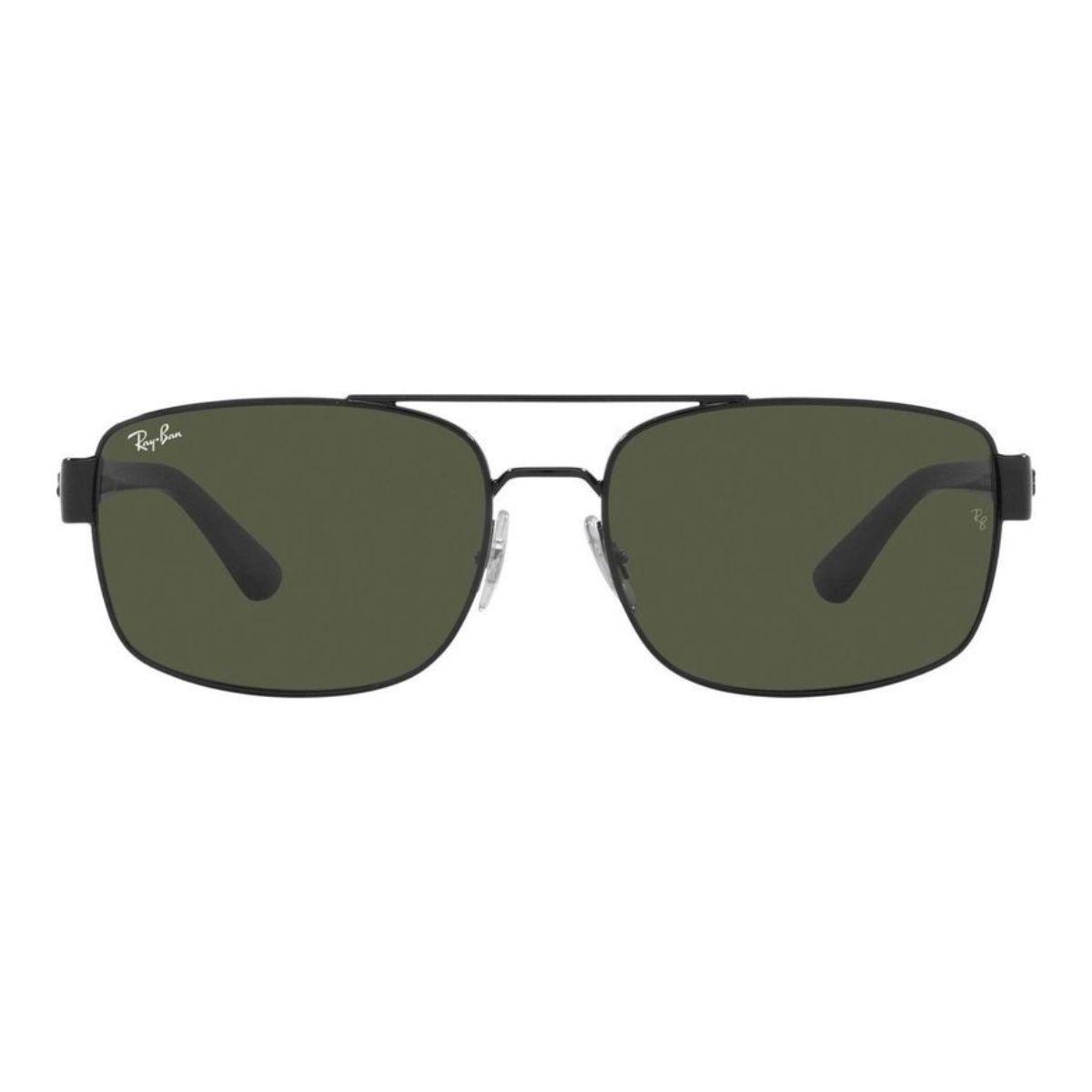 Ray-Ban RB3687 002 31 58 Black Green Glass Lens