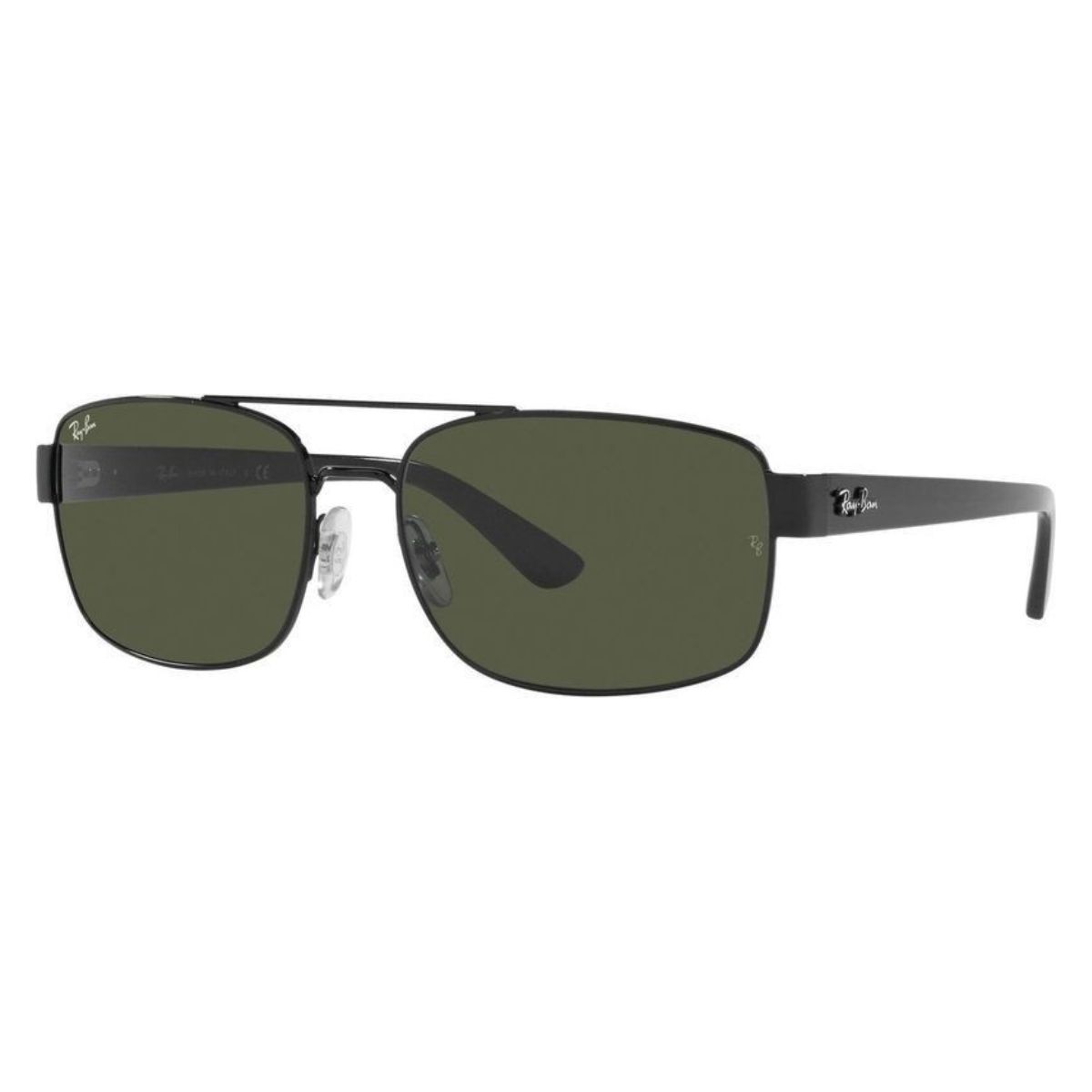 Ray-Ban RB3687 002 31 58 Black Green Glass Lens