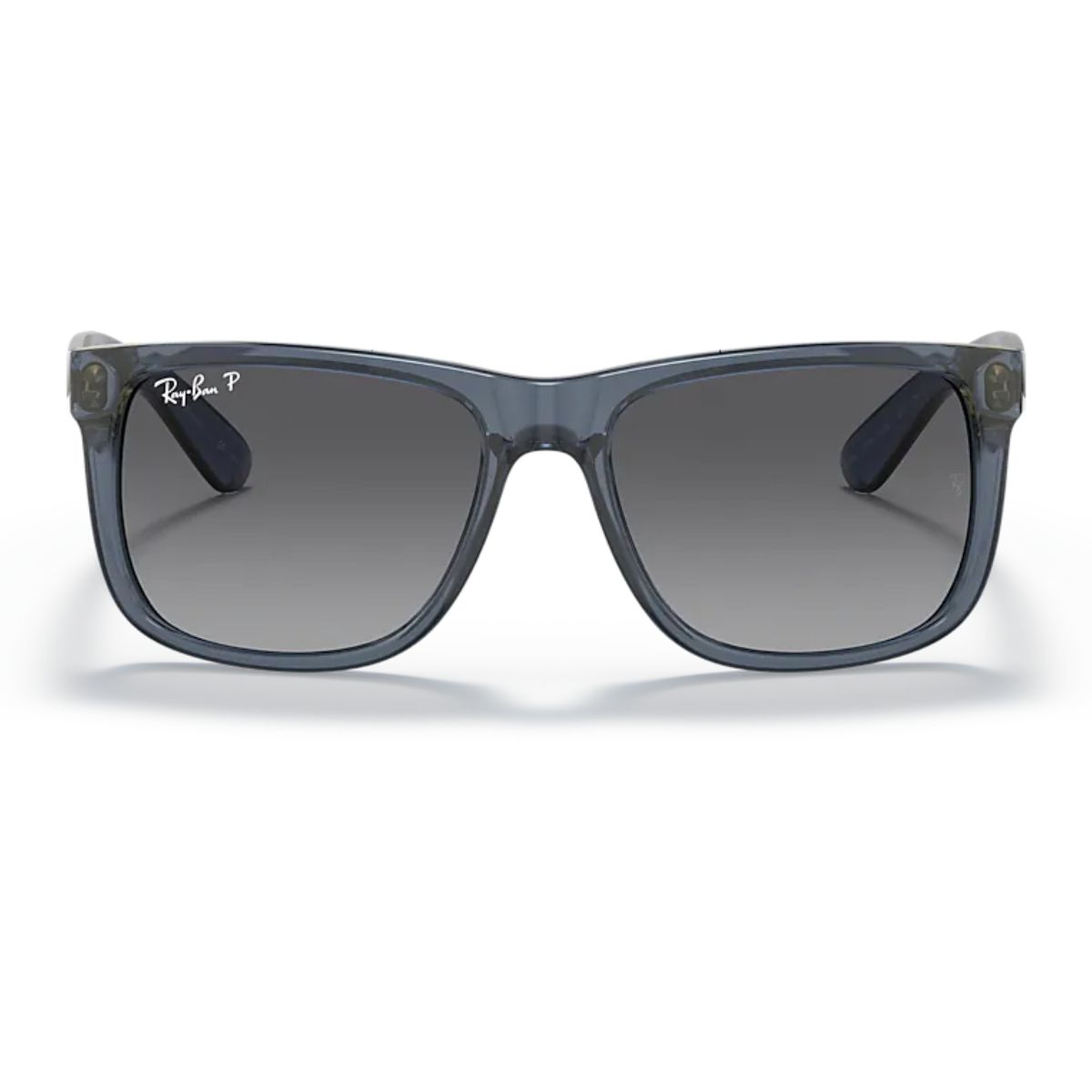 Ray-Ban RB4165 6596T3 55 Transparent Blue Grey Gradient Polarised Justin Classic