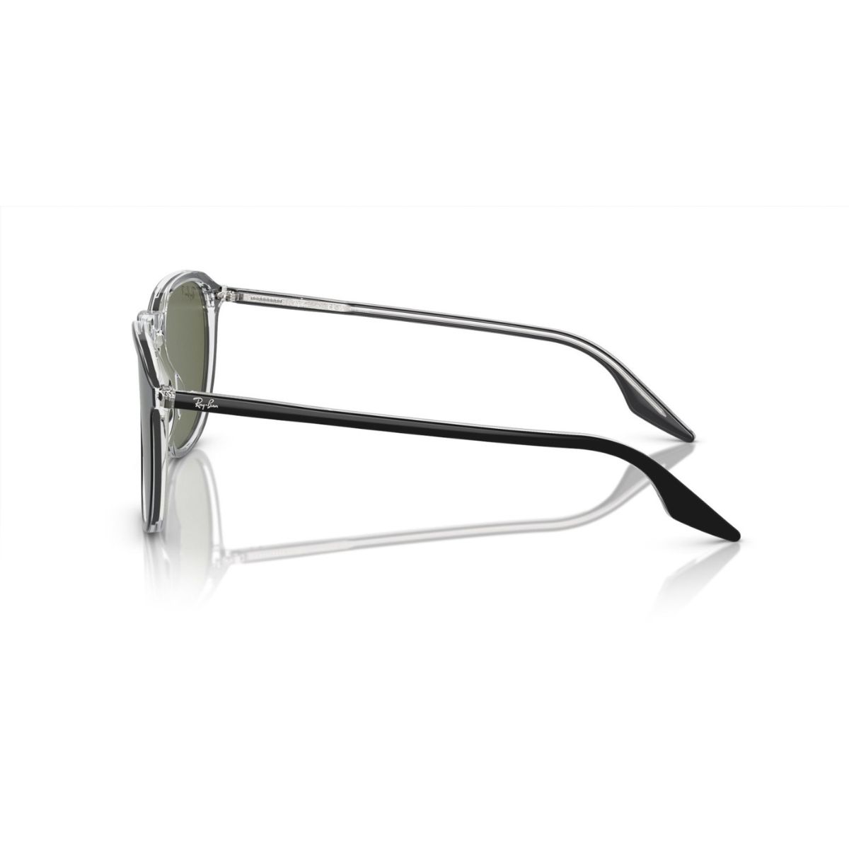 Ray-Ban RB2203 919/58 55 Black on Transparent/Green Polarised