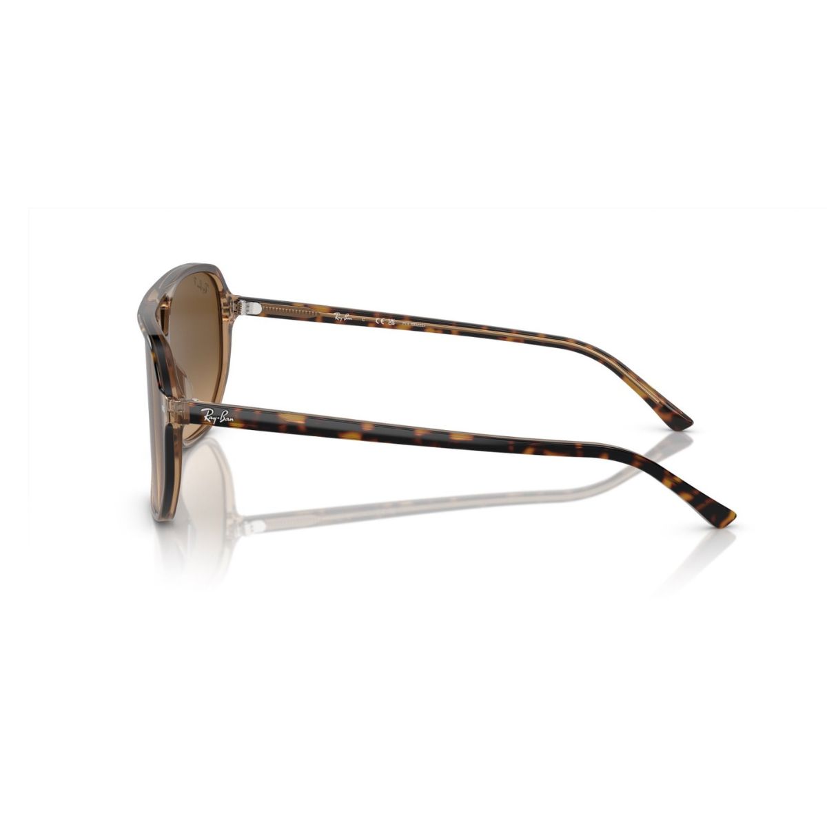 Ray-Ban RB2205 1292M2 60 Havana on Transparent/Brown Polarised Bill One