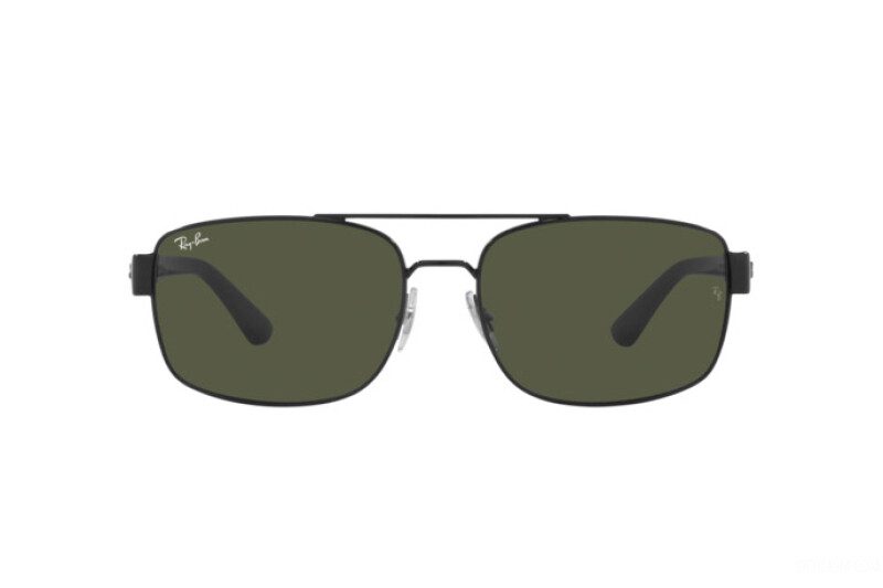 Ray-Ban RB3687 002/31 61 Black/Green