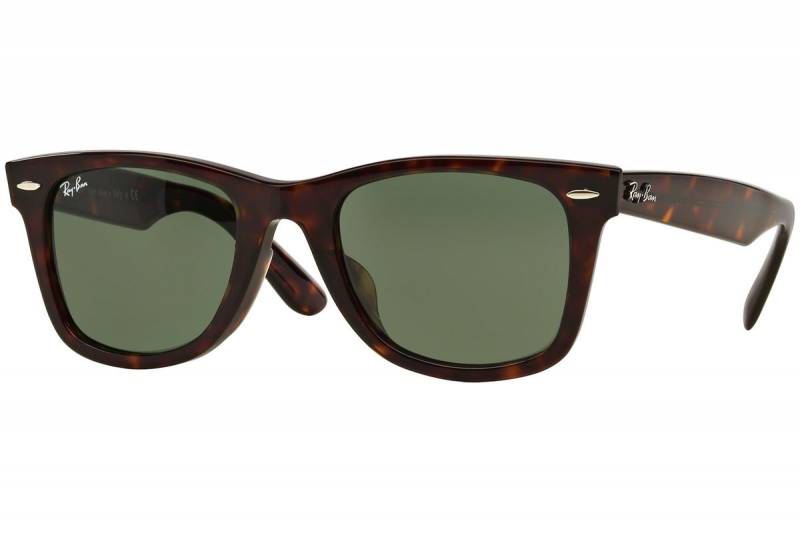 Ray-Ban RB2140F 902 52 Tortoise/Green Original Wayfarer