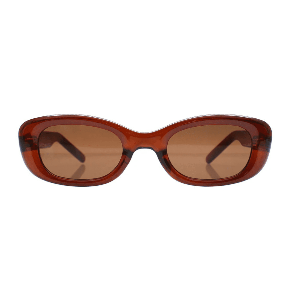 Reality Modern Venus Chocolate Polarised womens cat eye oval sunglass culture front