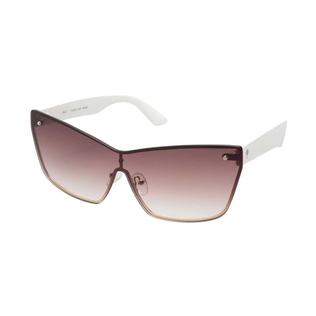 ROC Double Star 697W22 White Gold/Brown Gradient