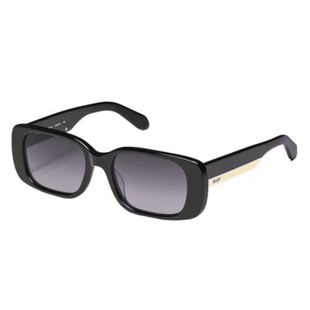 Quay Karma Black/Smoke rectangle womens modern sunglass culture