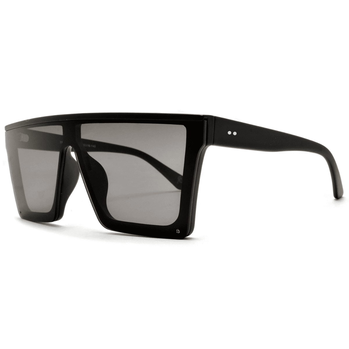 Sunglass Culture Flat Top Sunglasses Black square unisex men women sunglass culture side