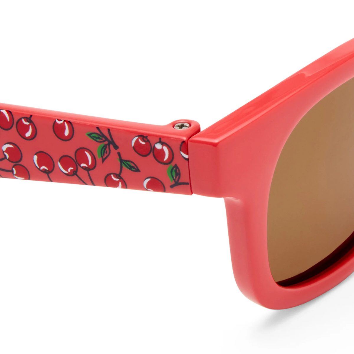 Sunglass Culture Luxury sunnies store online gold coast Coomera PIKA INFANT RED 2545517 CHERRY CHERRIES KIDS STRAP CLOSE UP PRINT
