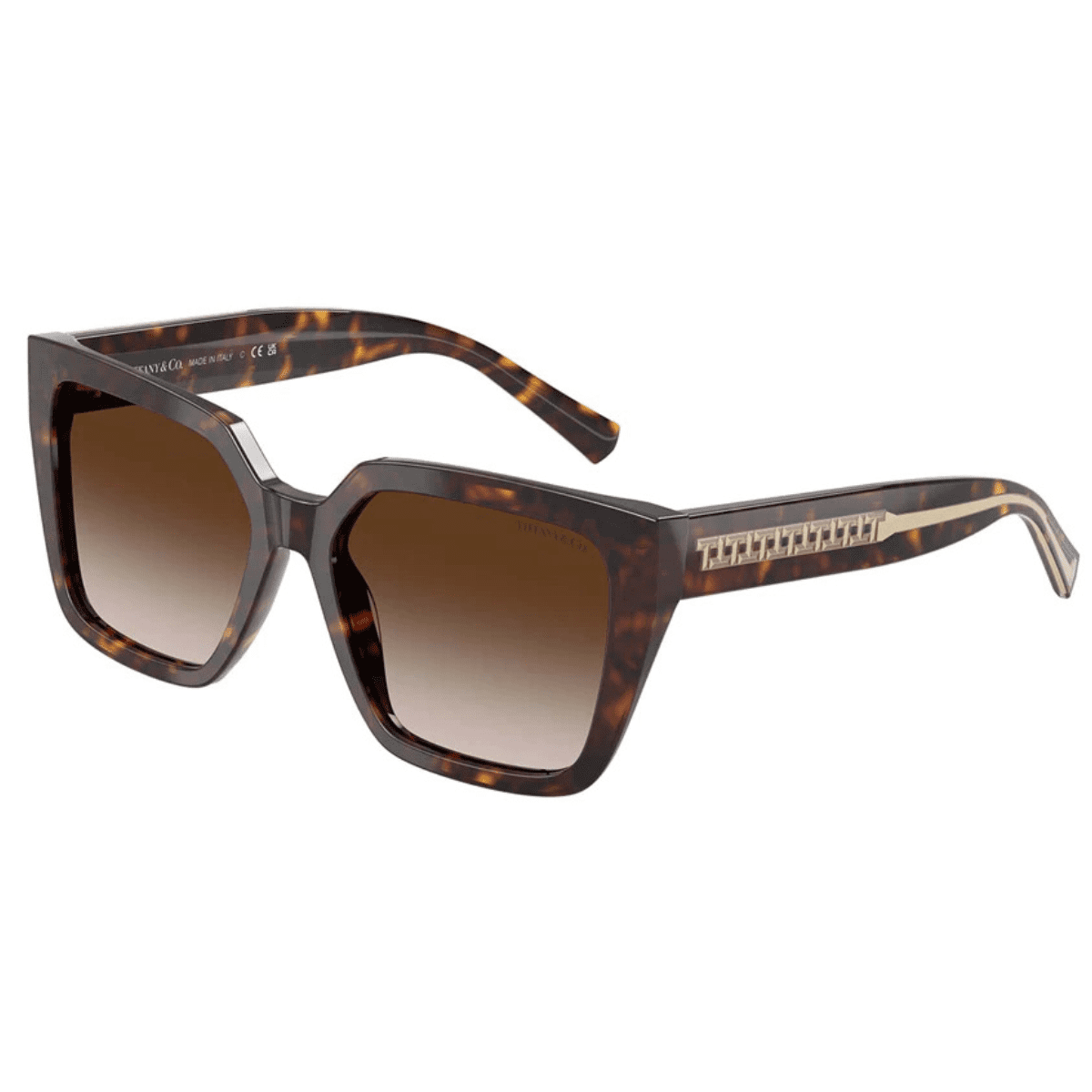 TIFFANY TF4235 80153B 55 TORT side square classic womens sunglass culture sunnies