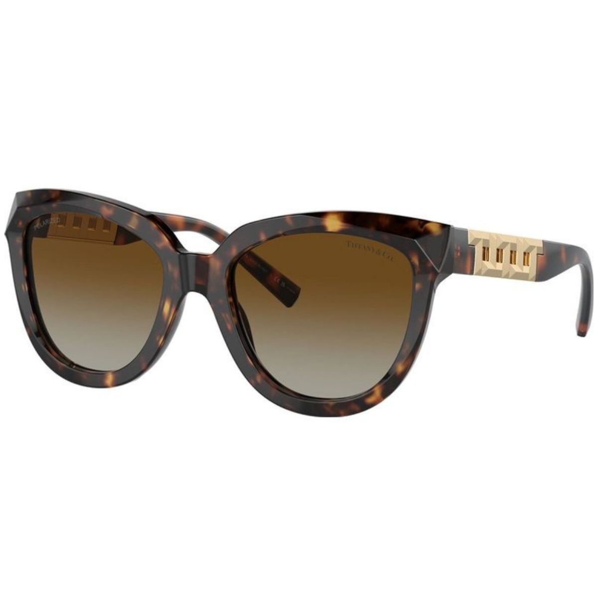 TIFFANY and Co 0TF4215 8015T55 Havanna Brown Polarised WOmens Sunglass Culture Side