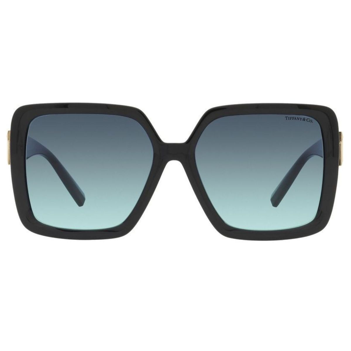 Tiffany & Co. TF4206U 80019S 58 BLACK BLUE GRADIENT SQUARE OVERSIZED WOMENS SUNGLASS CULTURE FRONT