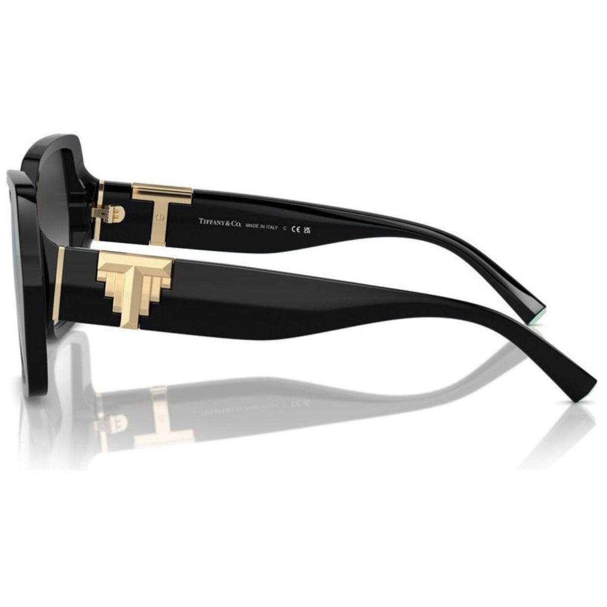 Tiffany and Co 4219F Black Womens Shield Fashion Sunglass Culture Temple
