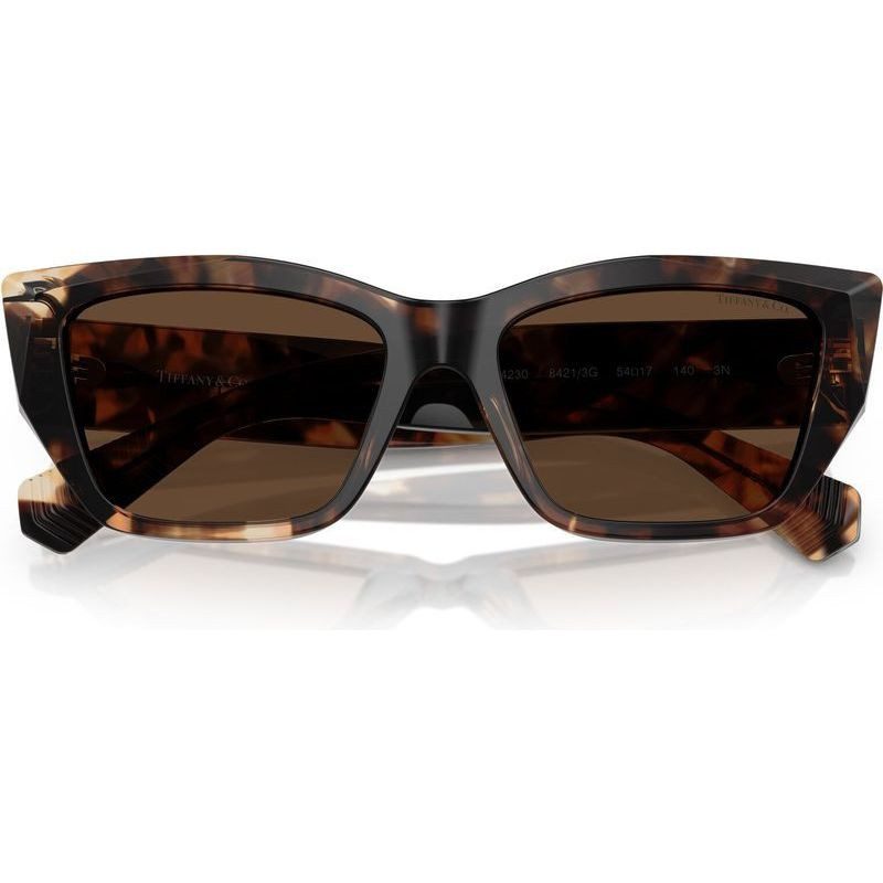 Tiffany & Co. TF4230 84213G 54 Spotted Brown Havana/Light Brown