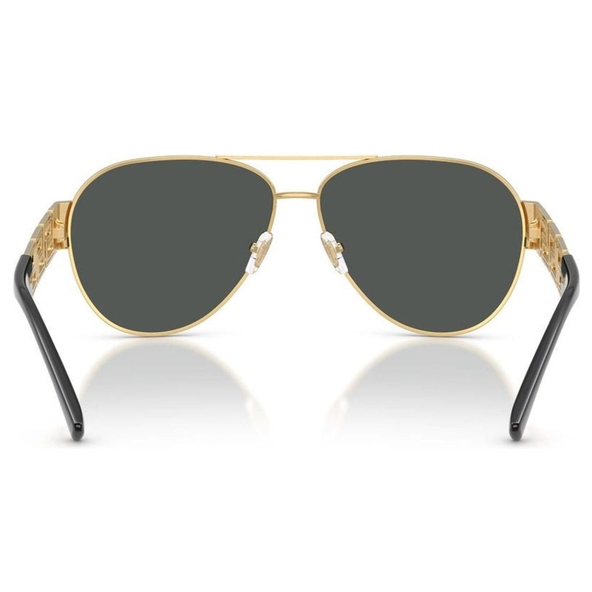 VERSACE VE2289 100287 61 gold grey aviator sunglass culture coomera grec collection arm design 1
