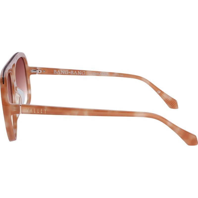 Valley Eyewear Bang Bang S0900 Pastel Tort with Gold Metal/Dark Orange Gradient