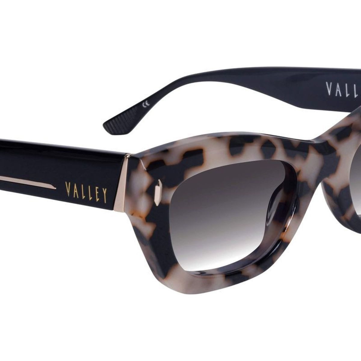 Valley Eyewear Delancey S0934 Cookie Tort with Gold/Black Gradient