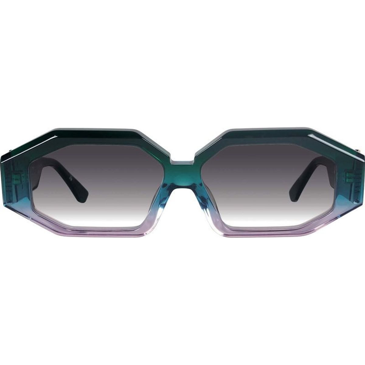 Valley Eyewear Genesis S0939 Forest Green Fade to Rose with Gold Metal/Black