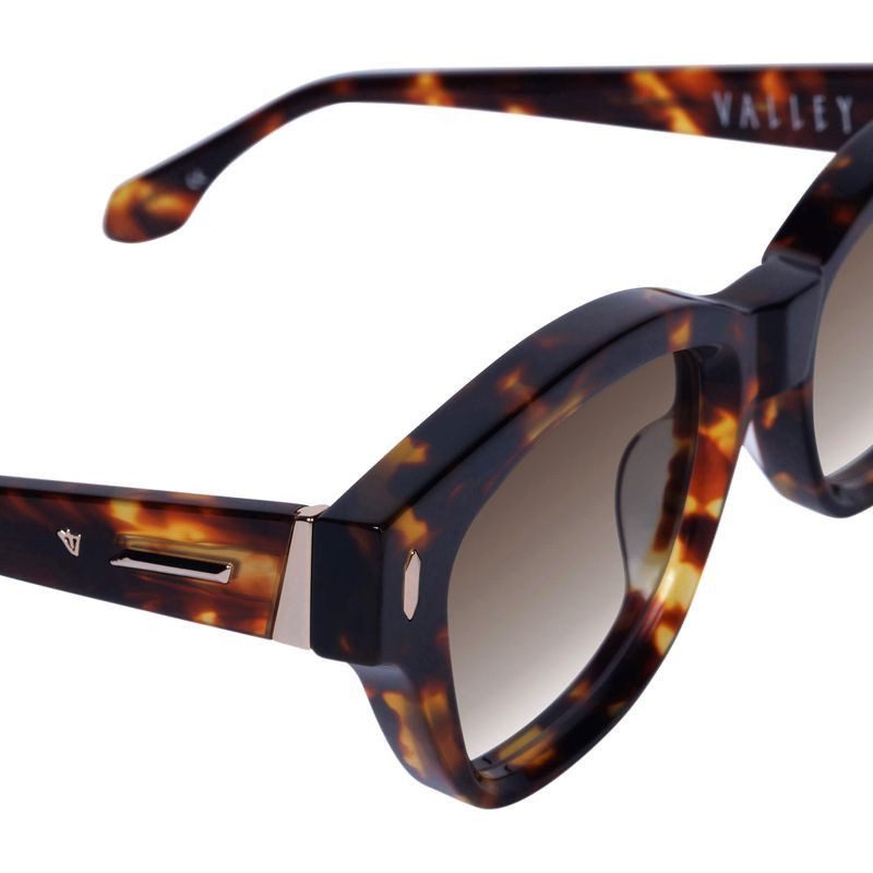 Valley Ritual S0826 Sienna Tort with Gold Metal/Brown Gradient