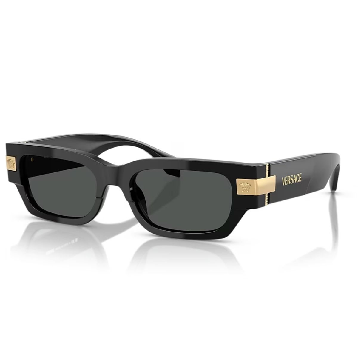 Versace VE4465 GB1/87 53 Black Dark Grey Lens