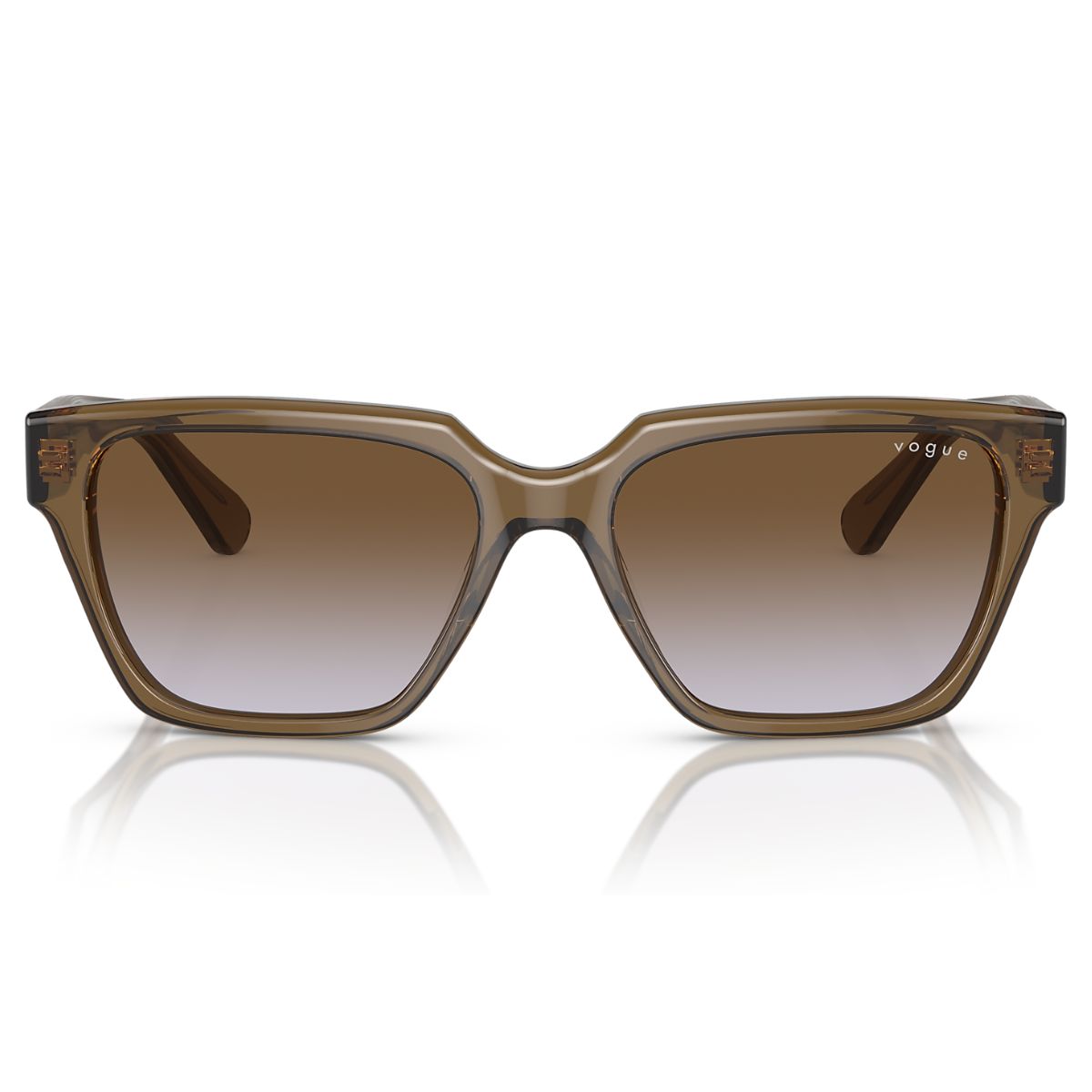 Vogue X Hailey Bieber VO5512S 304768 55 Transparent Khaki/Violet Brown Gradient
