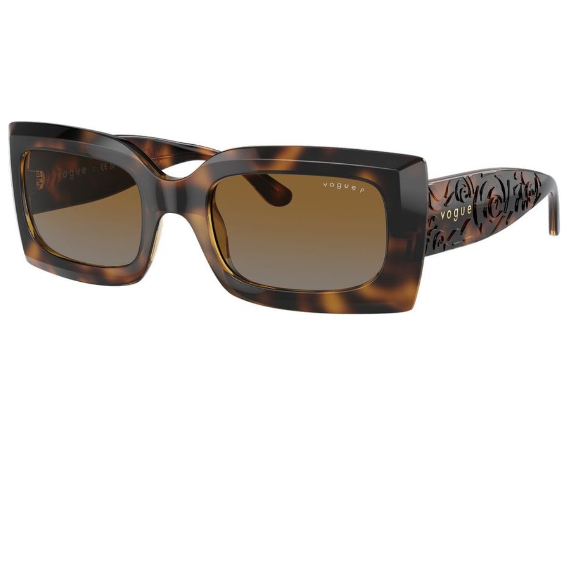 Vogue VO5526S W656T5 52 Dark Havana/Brown Gradient Lens Polarised