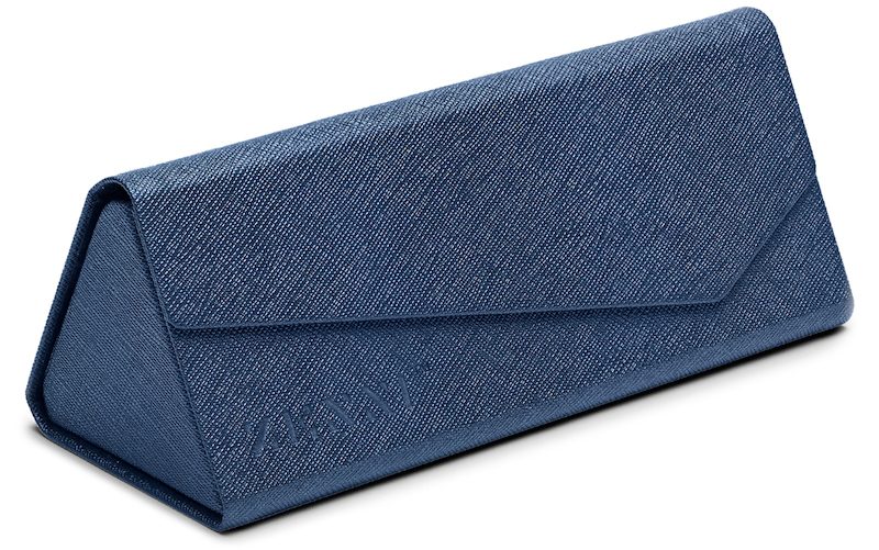 Zenni Tri-Fold Case in Navy Blue