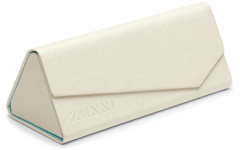Zenni Tri-Fold Case in White