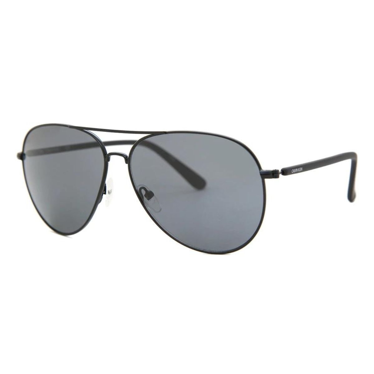 Calvin Klein 19314S 001 Black sunglass culture side view