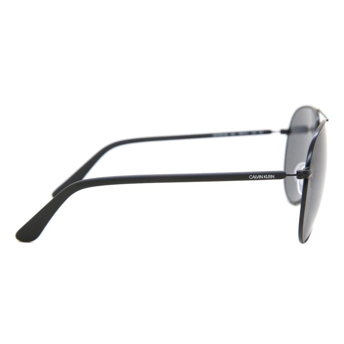 Calvin Klein 19314S 001 Black sunglass culture temple view