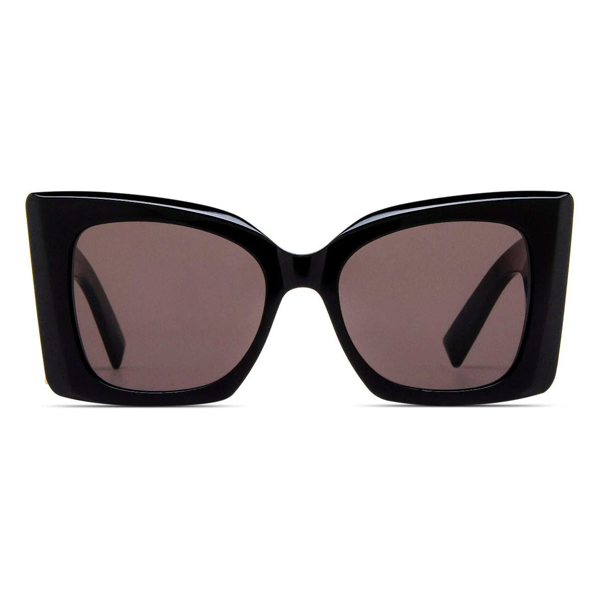 saint laurent ysl thick arm sunnies black logo gold SLM119 BLAZE sunglass culture coomera luxury designer front