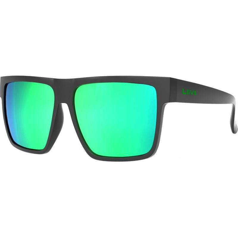 Liive Wrath X LX119A Matte Black/Green Mirror Polarised