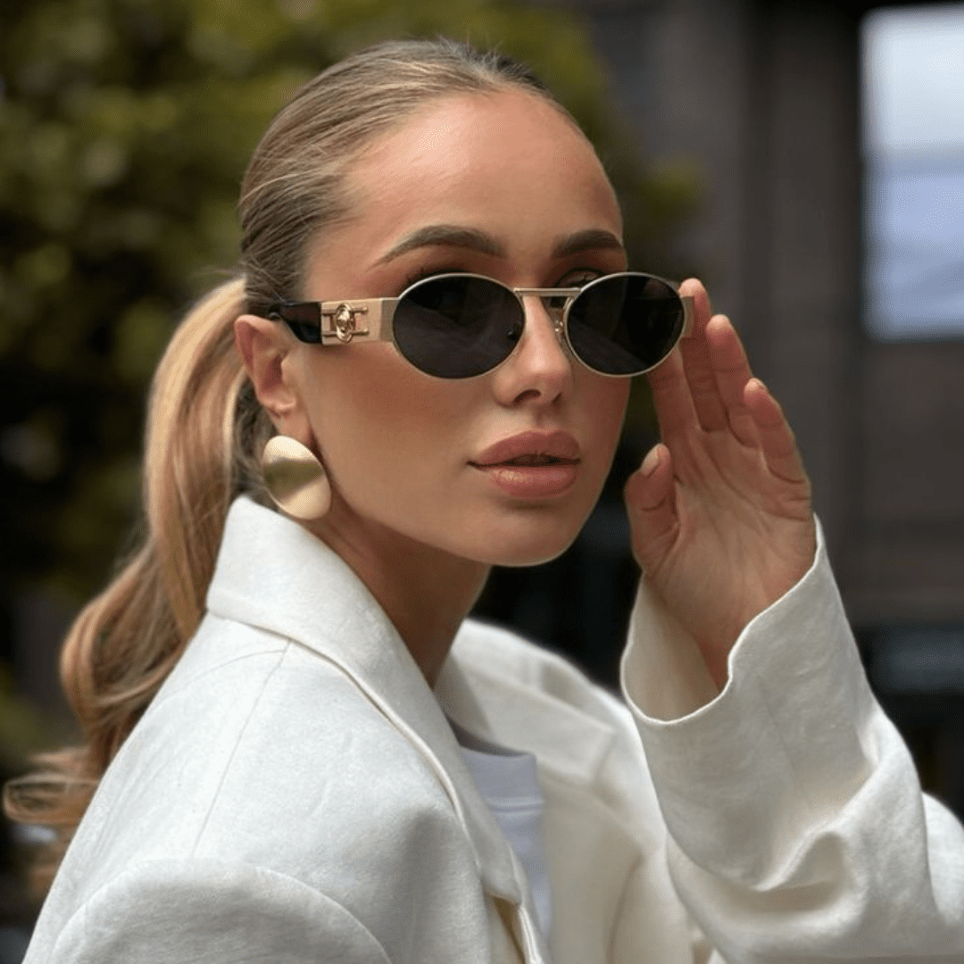 Trending metal slim sunglasses