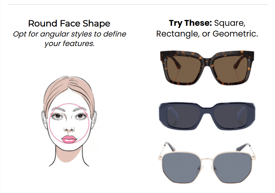 Find the perfect sunglasses for your face shape