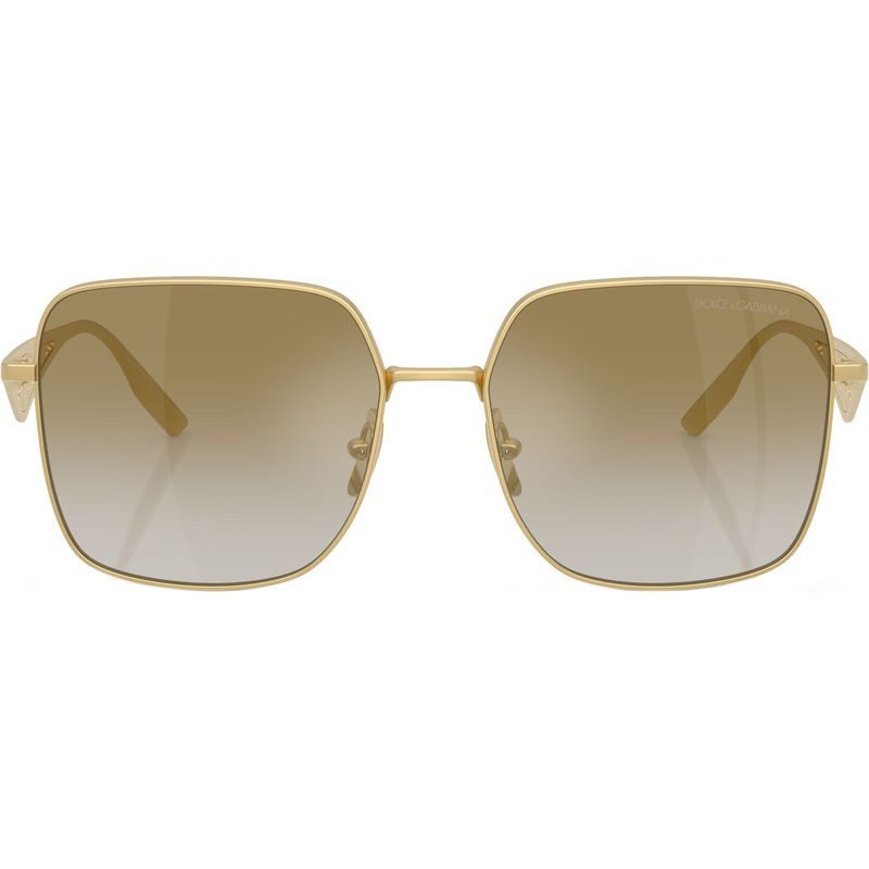 Dolce & Gabbana DG2310 12246E	57 Matte Gold/Light Brown
