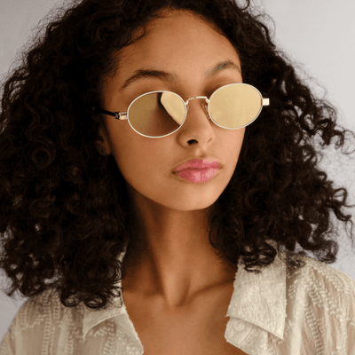 Le Specs Poseidon Deux LTD 2465413 Gold/Ivory Polarised