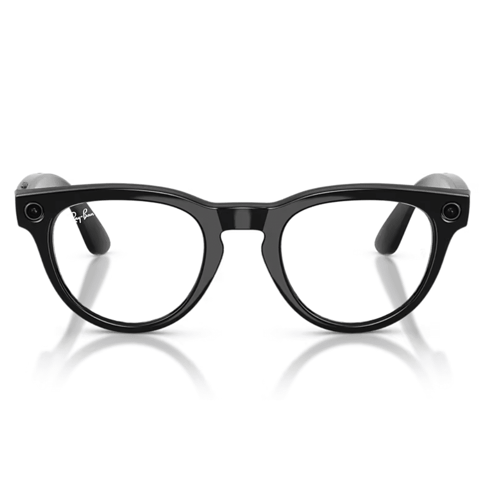Ray-Ban Smart Glasses Meta Headliner (Gen 2) RW4013 601/1M 50 Shiny Black Transitions Clear/Graphite Green SMALL