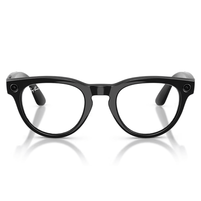 Ray-Ban Smart Glasses Meta Headliner (Gen 2) RW4013 601/1M 50 Shiny Black Transitions Clear/Graphite Green SMALL