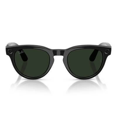 Ray-Ban Smart Glasses Meta Headliner (Gen 2) RW4013 601/1M 50 Shiny Black Transitions Clear/Graphite Green SMALL