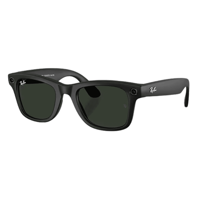 Ray-Ban Smart Glasses Meta Wayfarer RW4008 601S1M 53-22 Black Transitions Clear/Graphite Green LARGE