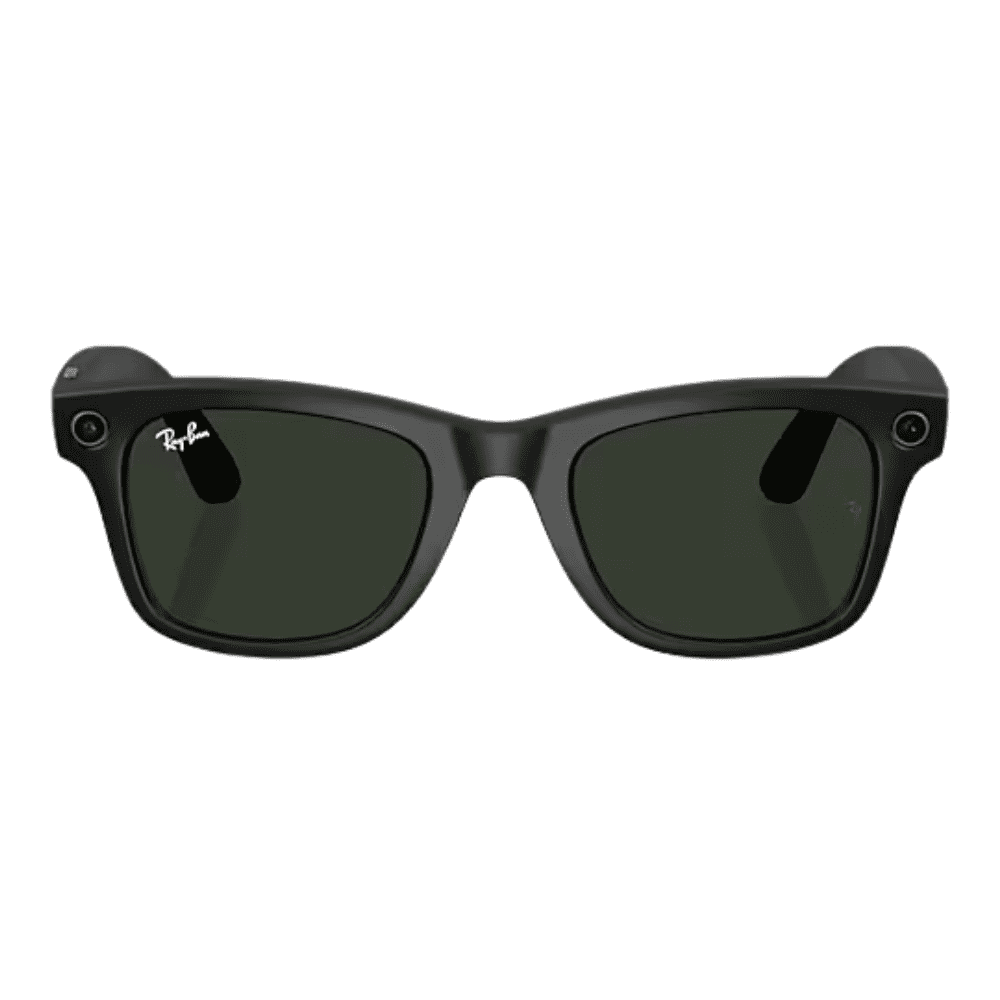 Ray-Ban Smart Glasses Meta Wayfarer RW4008 601S1M 53-22 Black Transitions Clear/Graphite Green LARGE