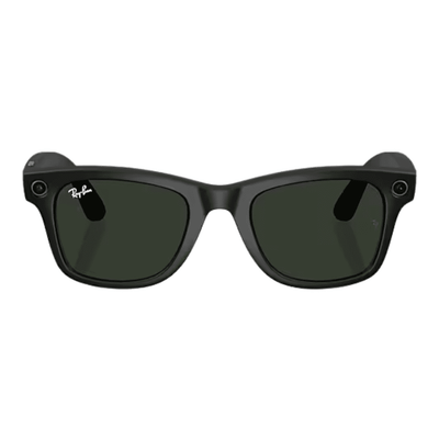Ray-Ban Smart Glasses Meta Wayfarer RW4008 601S1M 53-22 Black Transitions Clear/Graphite Green LARGE