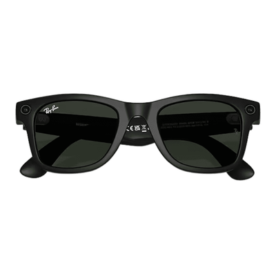 Ray-Ban Smart Glasses Meta Wayfarer RW4008 601S1M 53-22 Black Transitions Clear/Graphite Green LARGE