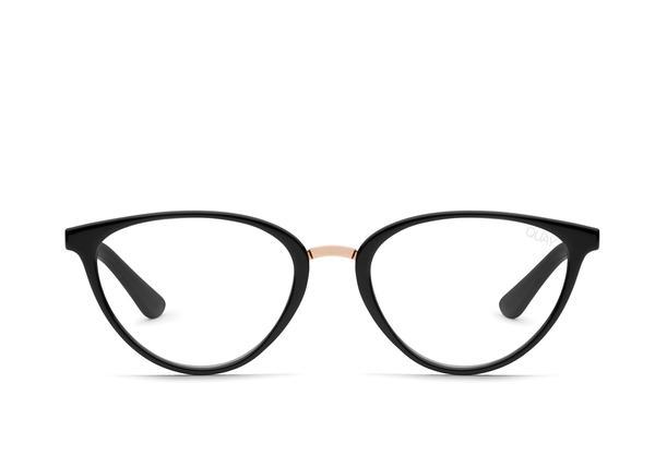 Quay Rumours Black/Clear Blue Light Blocker