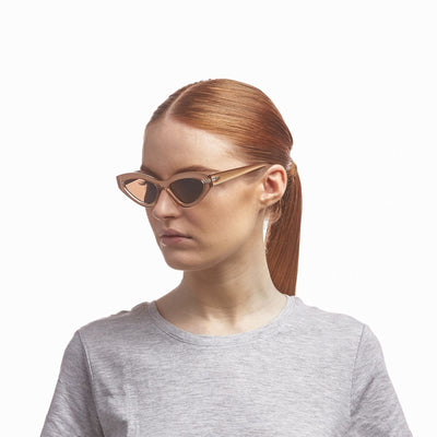 Le Specs Synthcat W 1902105 Gold Shimmer/Brown Mono