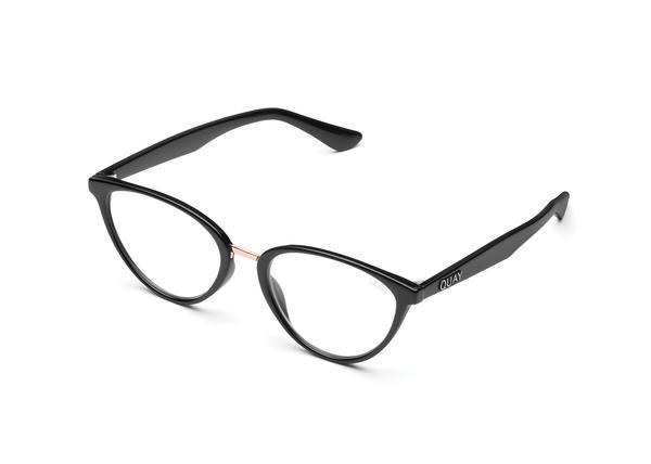 Quay Rumours Black/Clear Blue Light Blocker