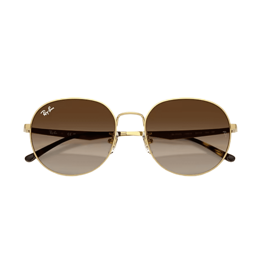 Ray-Ban RB3727D 001/13 57 Gold/Brown Gradient