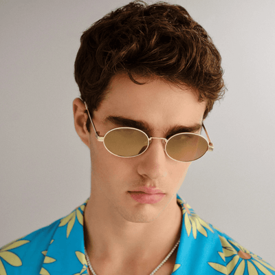 Le Specs Poseidon Deux LTD 2465413 Gold/Ivory Polarised