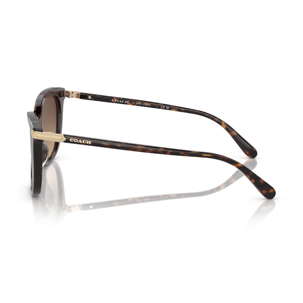 Coach HC8378U 512074 57 Dark Tortoise/Brown